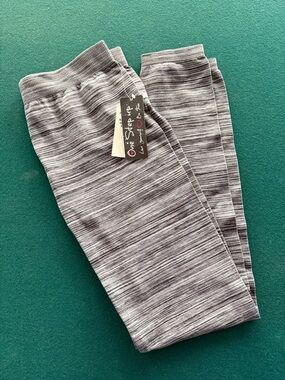 One Step Ahead Gray Space-Dye Leggings